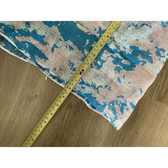 Pulvermacher Designs $148 Colorful Floral Linen Scarf 78” X 27” - Picture 5 of 7